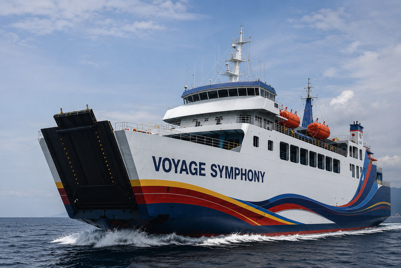 Kapal RoRo Voyage Symphony (KM Kaluku 01)